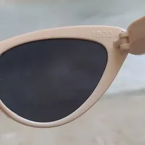 MIU Retro 50s style Barbie Nude/ Blush Pink rhinestone sunglasses Accessories | Miu Retro 5s Style Barbie Nude Blush Pink  main image 4